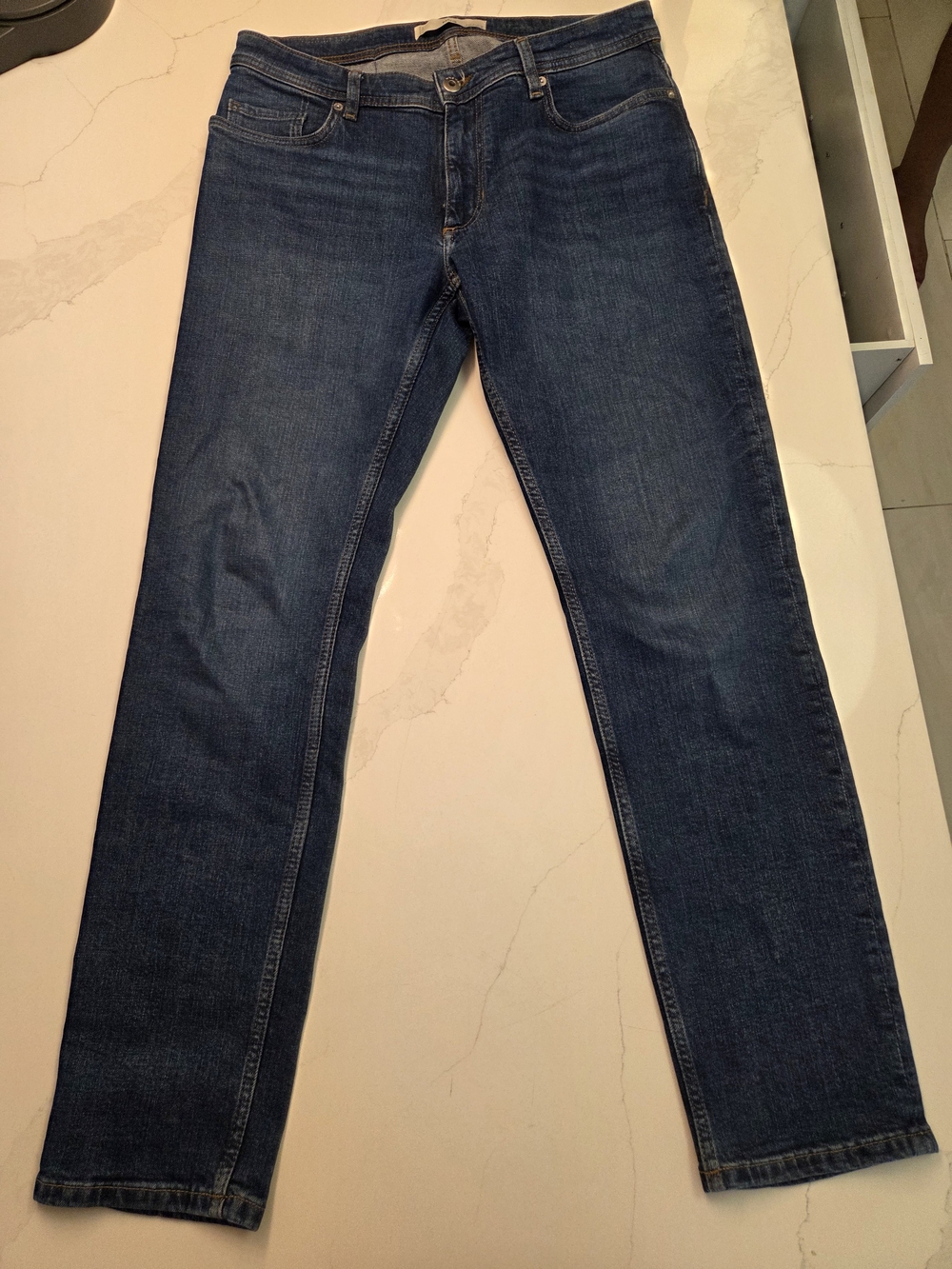 Mango  MNG Women's Dark Blue Boot Cut Jeans